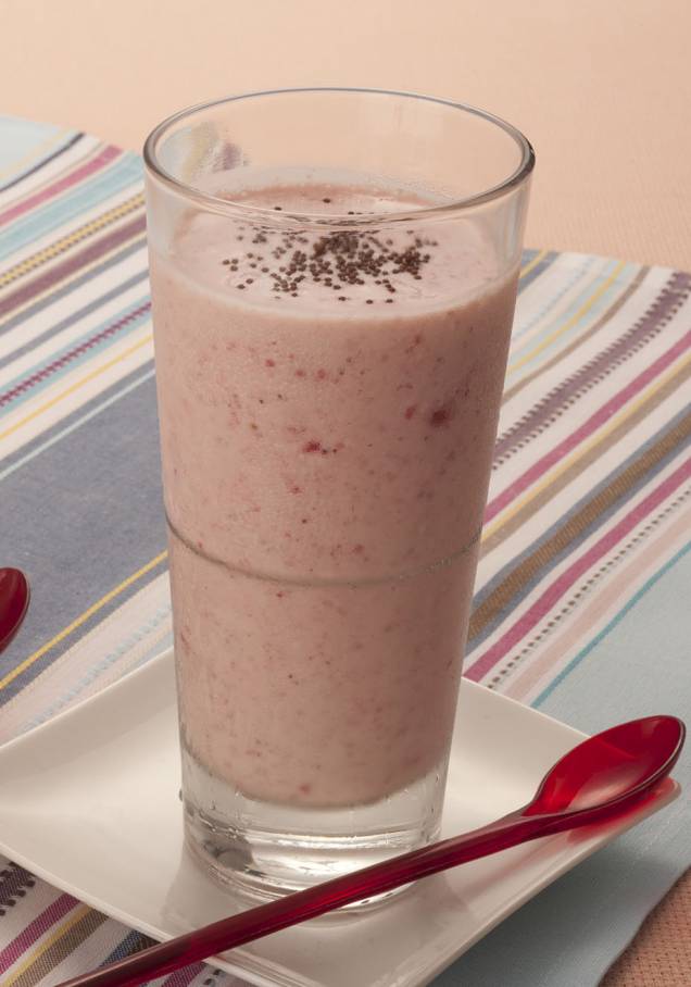 Vitamina (smoothie) de morango Vitamina (smoothie) de morango