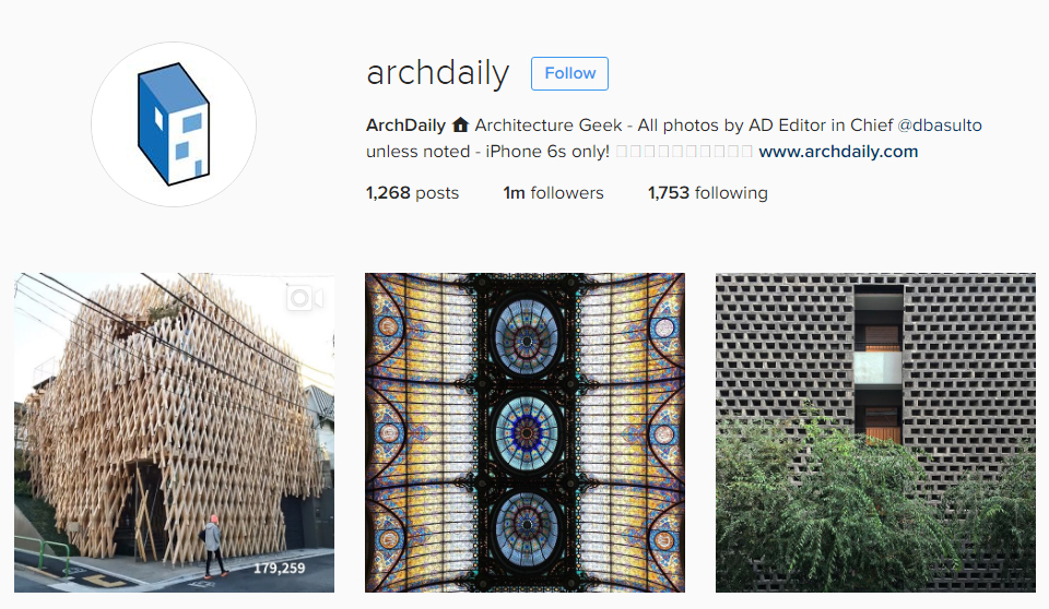 36 perfis do Instagram para quem adora arquitetura seguir