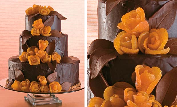 Bolo de chocolate com damasco Bolo de chocolate com damasco