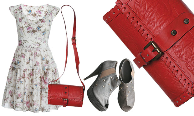 Vestidos e bolsa Vestidos e bolsa