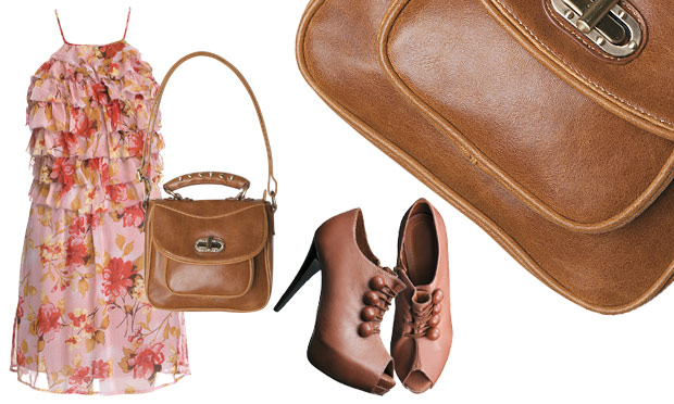 Vestidos e bolsa Vestidos e bolsa