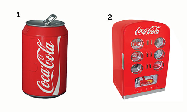 Objetos de decoração Coca-Cola