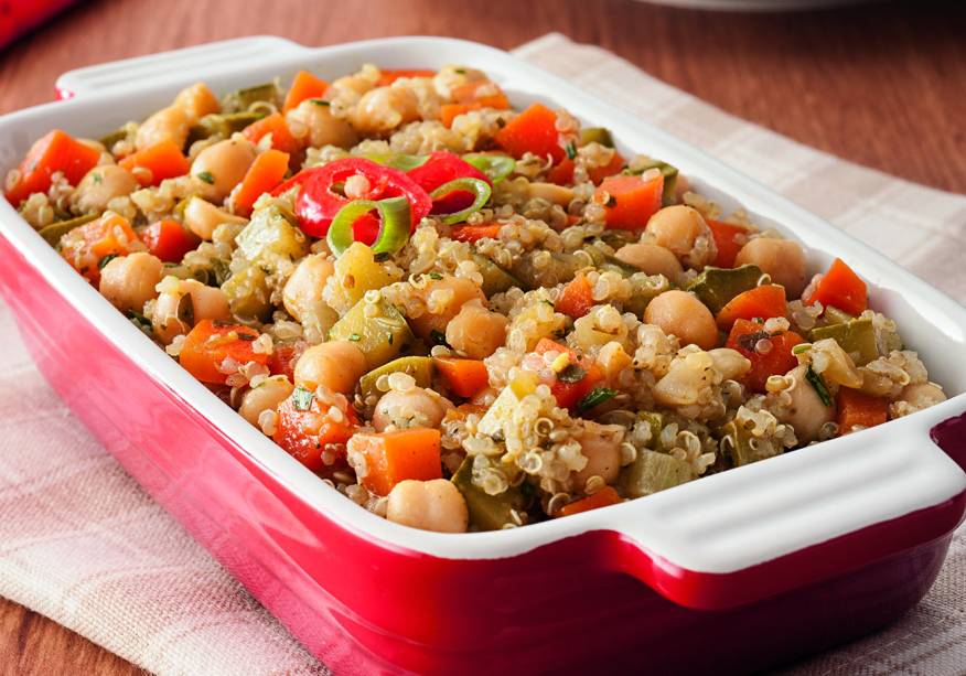 Cozido marroquino com quinoa