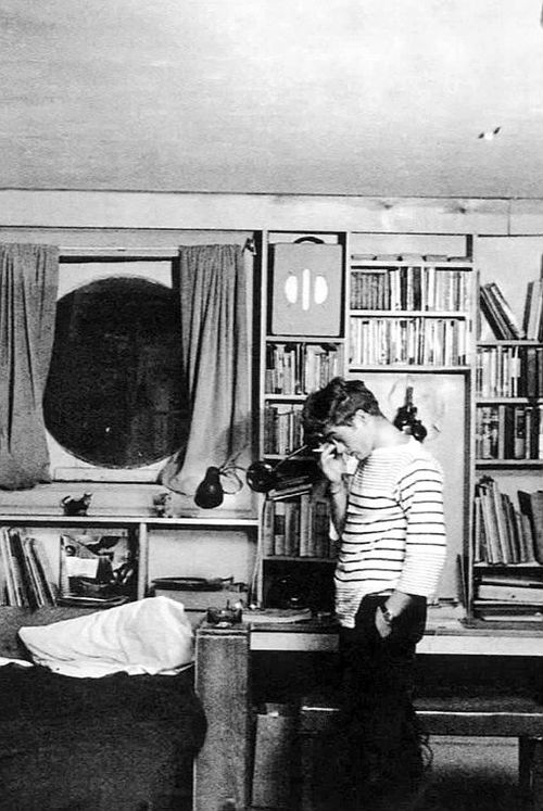 A quitinete de James Dean na cidade de Nova York em 1953