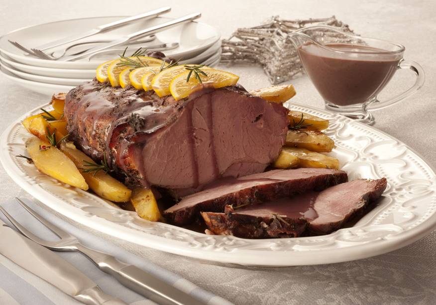 Pernil com batata-doce: combinação perfeita!