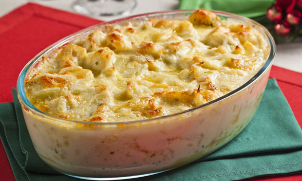 Bacalhau com queijo e batata Bacalhau com queijo e batata