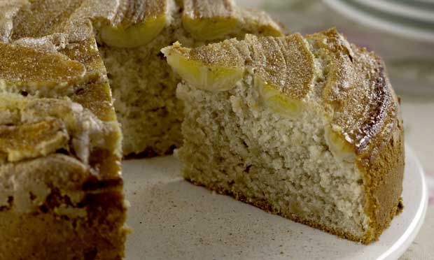 Bolo de banana com canela Bolo de banana com canela