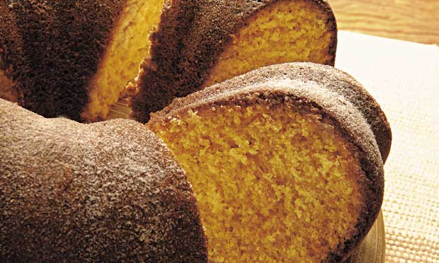Bolo de baunilha Bolo de baunilha
