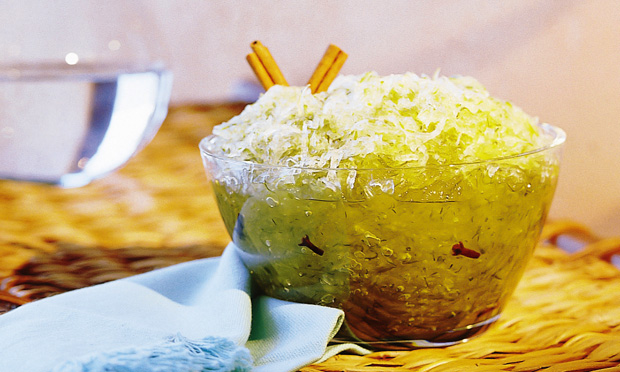 Doce de mamão verde Doce de mamão verde