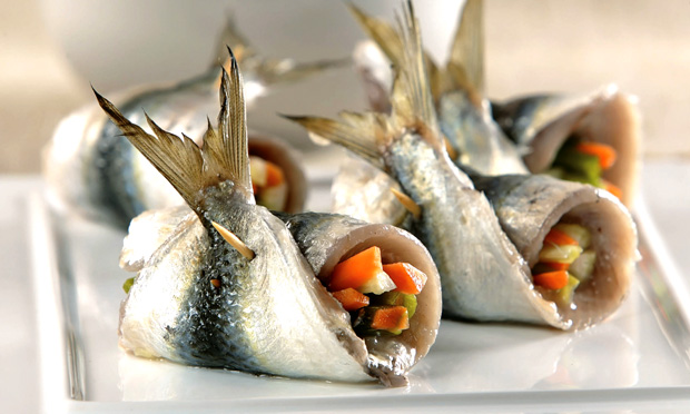 Enrolado de sardinha Enrolado de sardinha