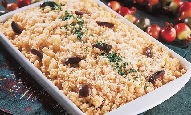 Farofa de bacalhau Farofa de bacalhau