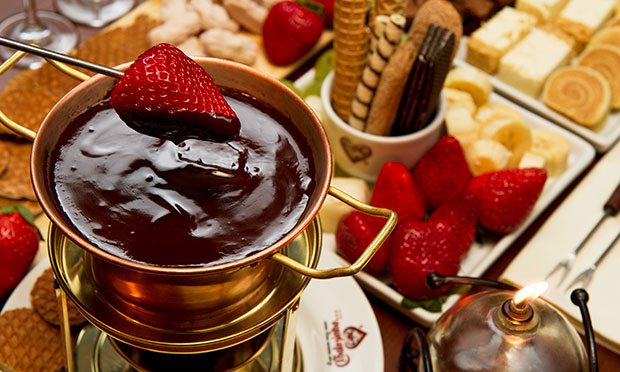 Fondue de alfajor Fondue de alfajor