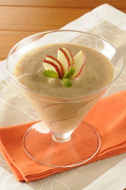 Gelatina com maçã Gelatina com maçã