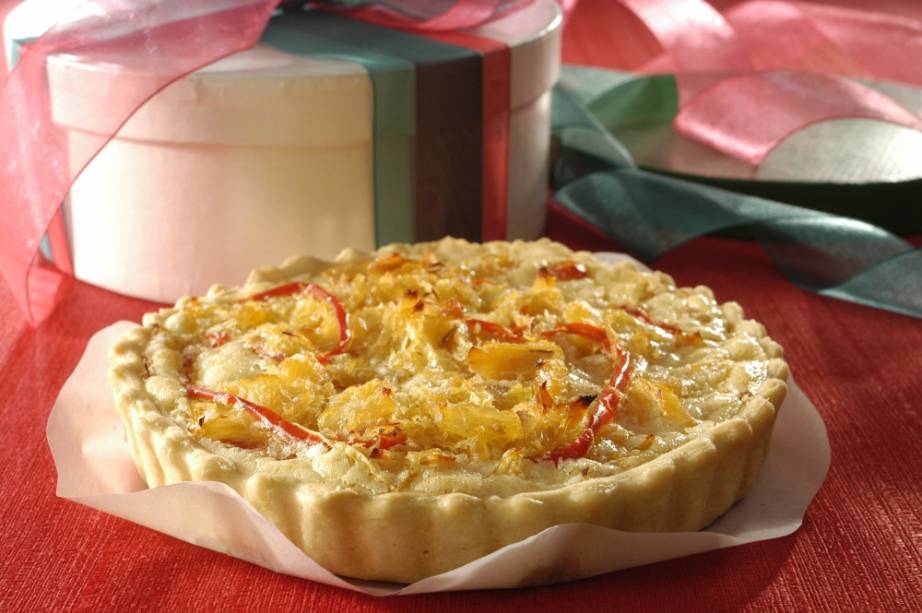 Quiche de bacalhau Quiche de bacalhau