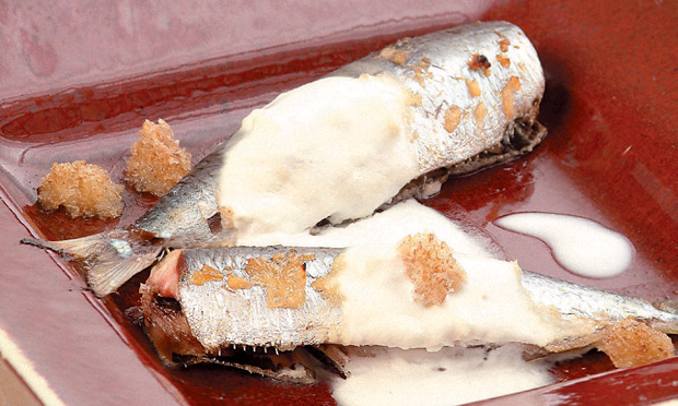 Sardinha com iogurte