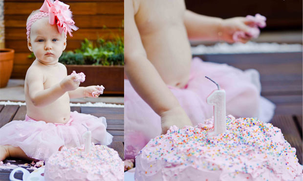 Smash the cake ensaio fotográfico