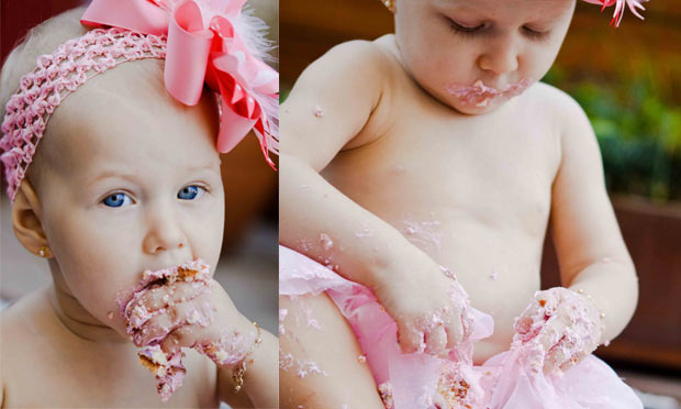 Smash the cake ensaio fotográfico