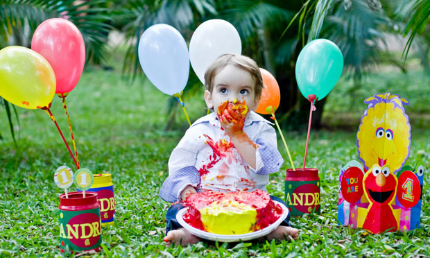 Smash the cake ensaio fotográfico