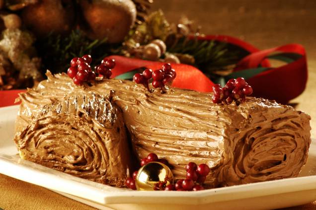 Tronco de Natal: com sabor especial de castanhas portuguesas Tronco de Natal: com sabor especial de castanhas portuguesas