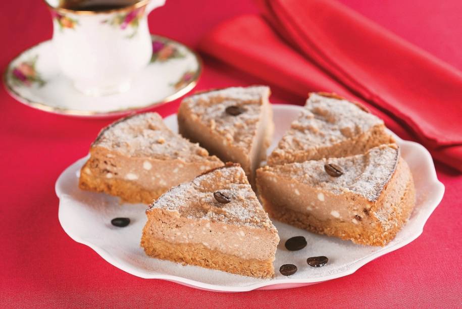 Torta de ricota e café Torta de ricota e café