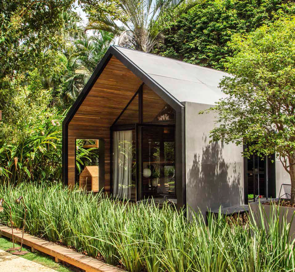 Inspiração do dia: cabana industrial cheia de conforto