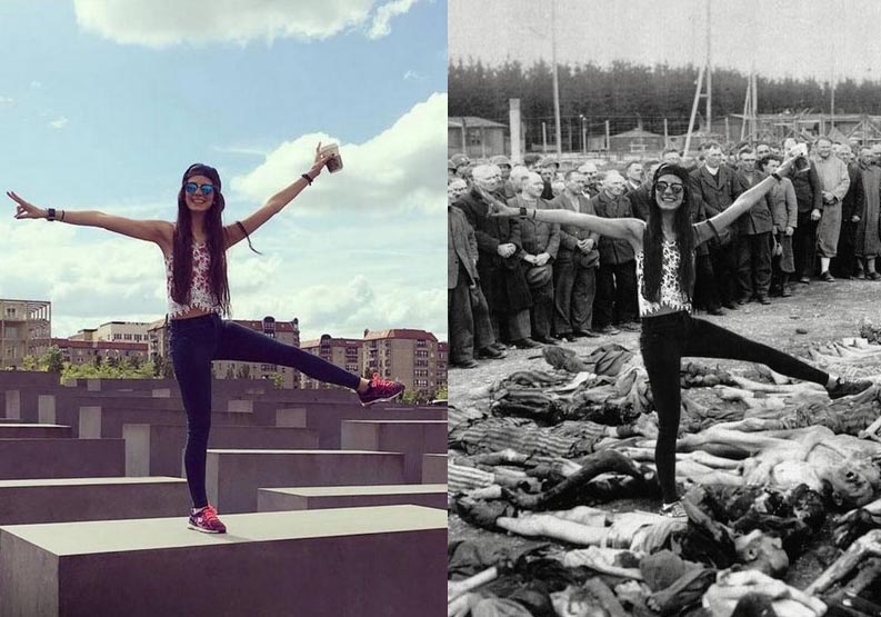 Artista mostra por que evitar fotos em memorial do Holocausto