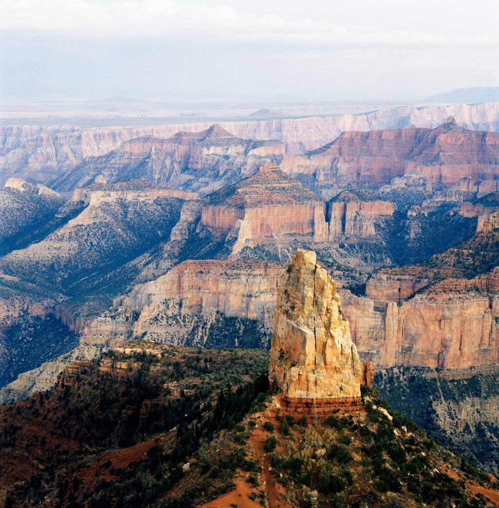 Point Imperial overlook at the Grand Canyon