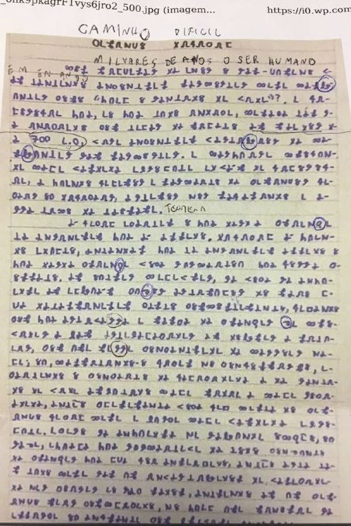 Página do livro escrita por Bruno Borges