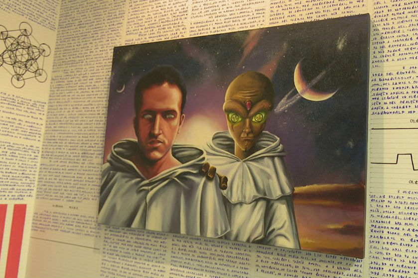 O quarto do estudante de psicologia Bruno Borges