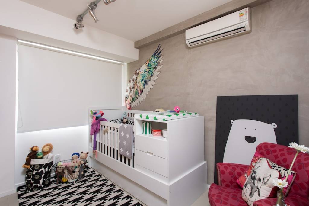 Quarto de bebê com decoração sem gênero