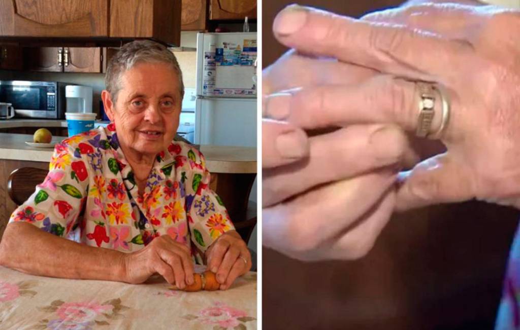 Mulher que perdeu aliança há 13 anos a reencontra em uma cenoura