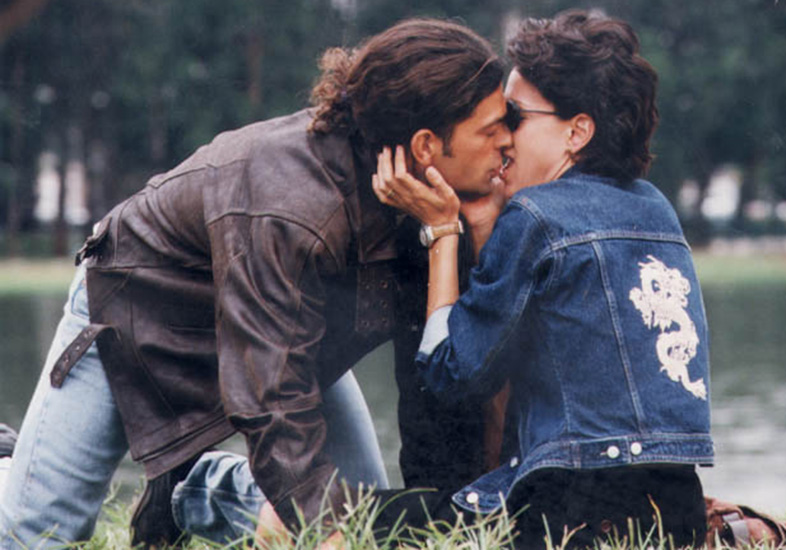 Eduardo Moscovis e Carolina Ferraz na novela “Por Amor”, da Rede Globo.