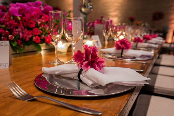 Decoração de casamento rosa