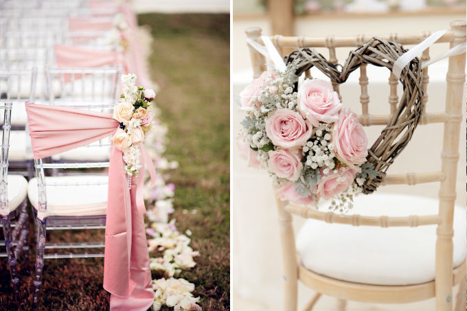 Decoração de casamento rosa