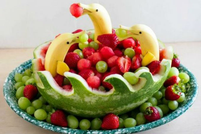 Frutas em festa infantil