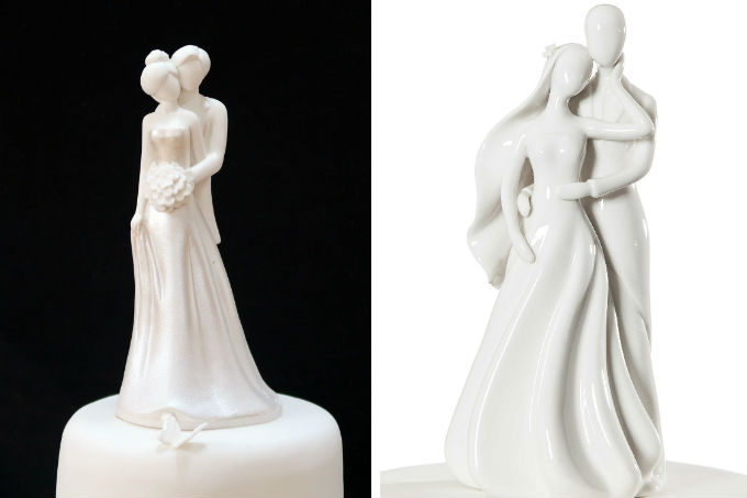 Topo de bolo diferente para casamento