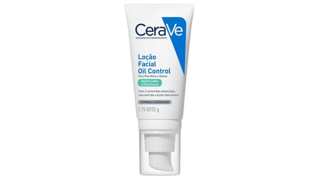 CeraVe Loção Facial Oil Control Imagem de hidratante facial para pele oleosa CeraVe Loção Facial Oil Control