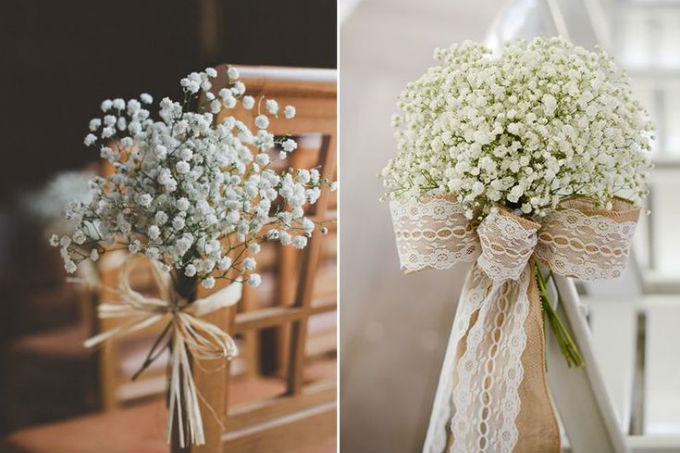 Mosquitinho em decoração de casamento