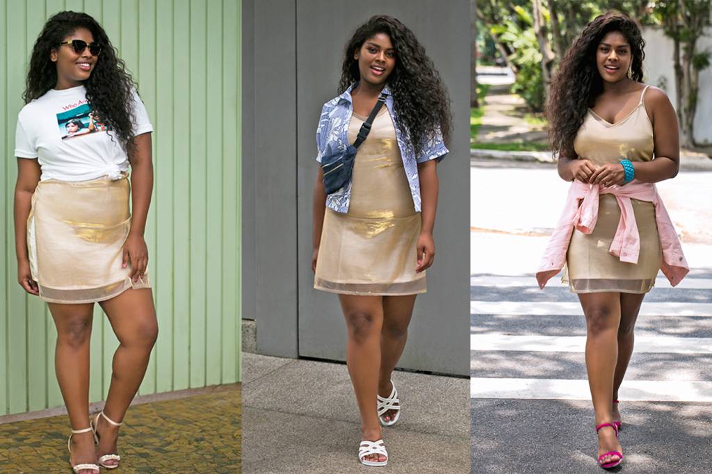 1 peça, 3 looks: maneiras de usar o slip dress