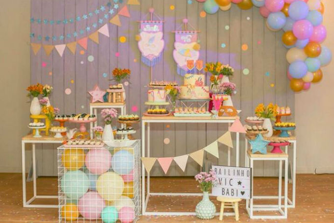 Festa infantil: Gaiola de balões