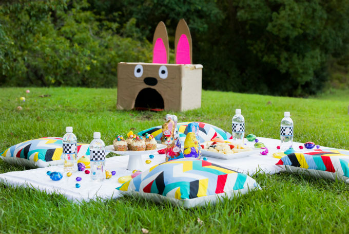 Festa infantil com tema Páscoa