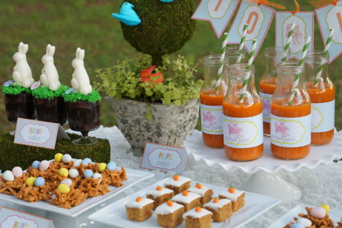Festa infantil com tema Páscoa