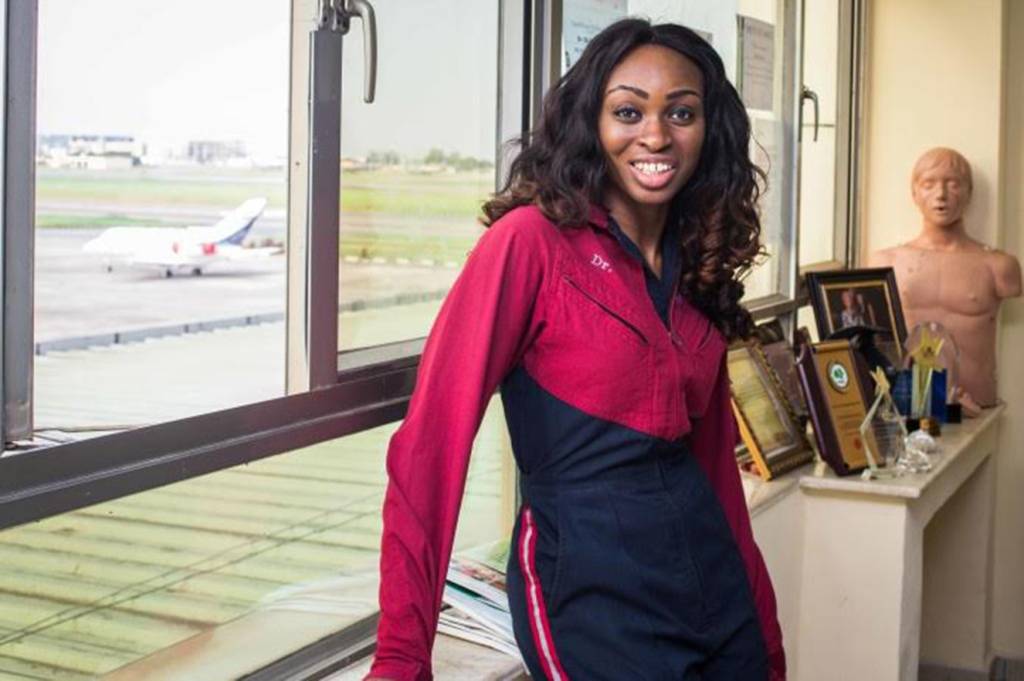 A pioneira no serviço aéreo de ambulâncias da Nigéria