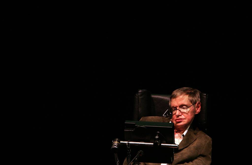 Physicist Stephen Hawking Lectures At UC Berkeley