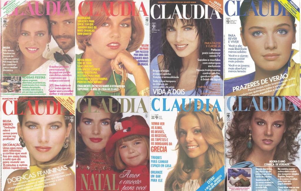 Eu já fui capa de CLAUDIA: A história de 4 estrelas de décadas passadas