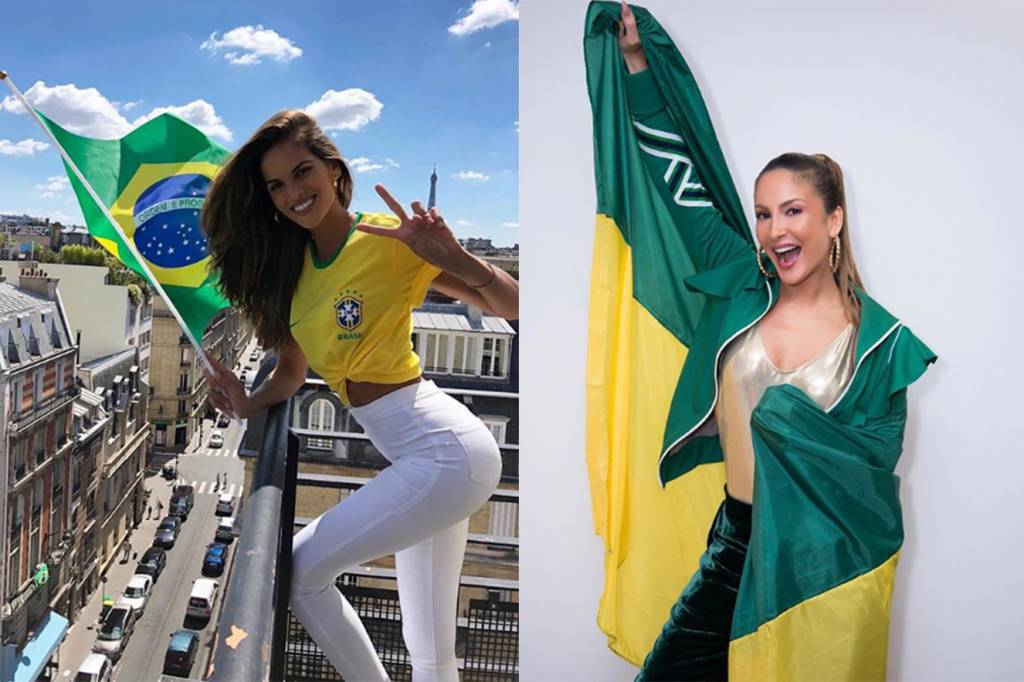 Inspire-se nos looks das famosas para torcer pela seleção brasileira