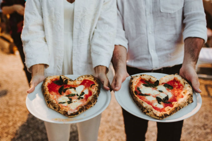 Rodízio de pizza em casamento