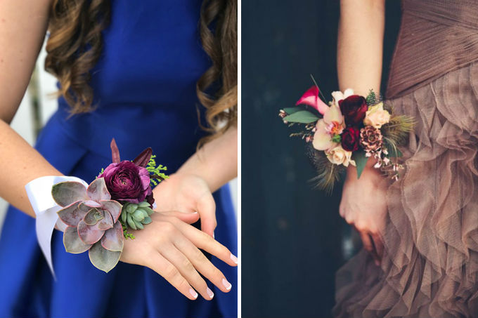 Corsage para madrinha de casamento