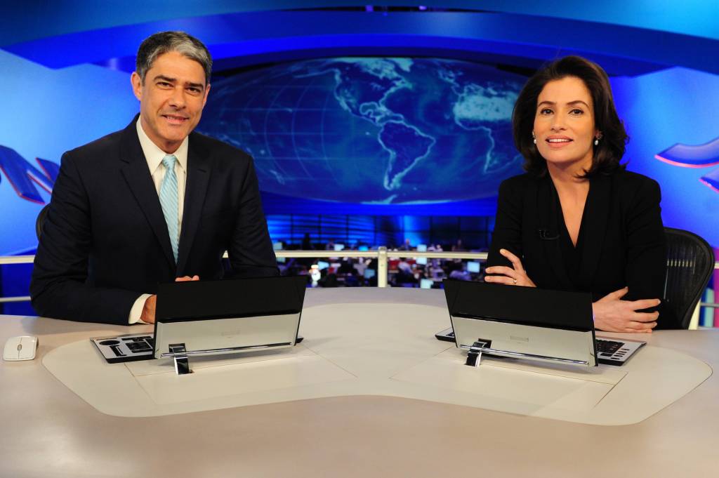 William Bonner deixa Renata Vasconcellos constrangida no Jornal Nacional