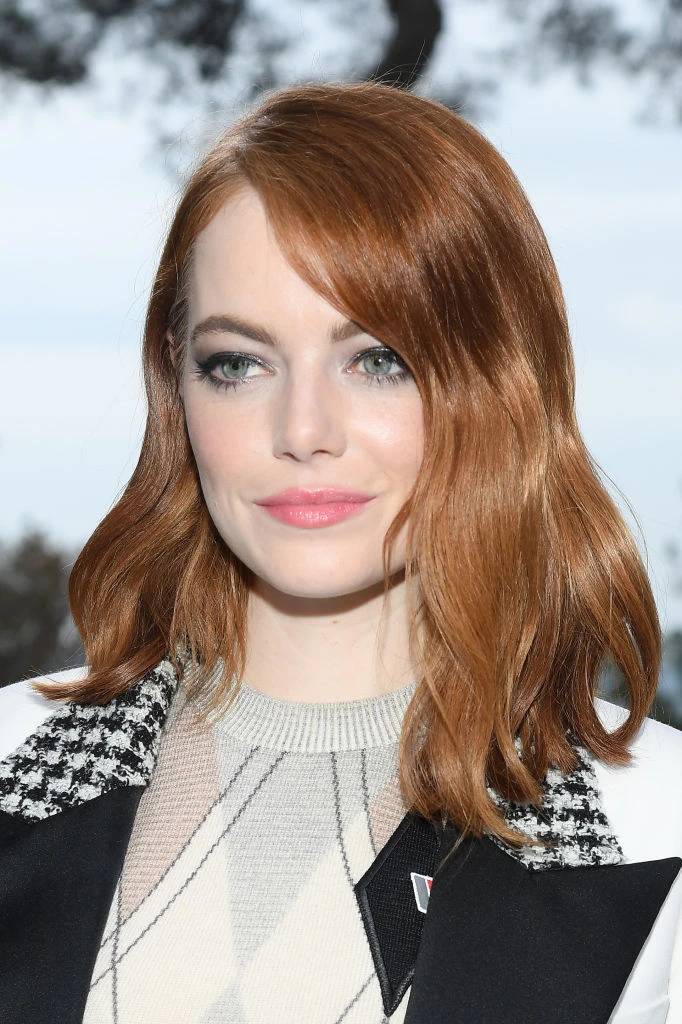 emma-stone-long-bob long bob Emma Stone
